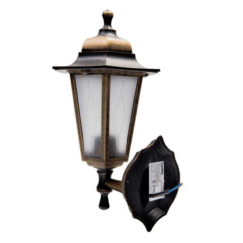 Светильник садово-парковый PP4101/02 C64 НБУ 06-60-001 У1 "Леда1" 6-гран. пласт. +пласт. черн. бронза Camelion 13835