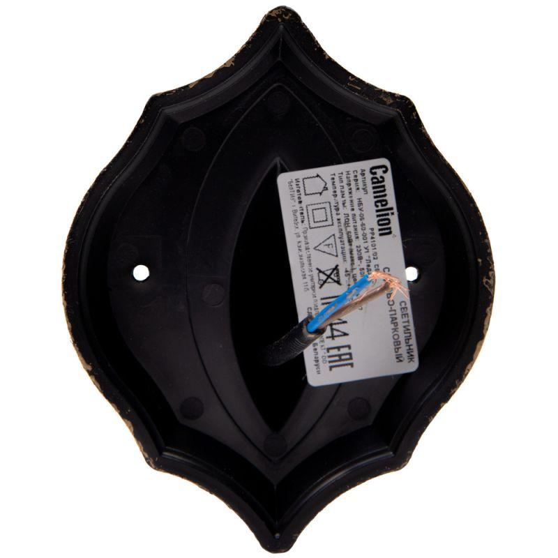 Светильник садово-парковый PP4101/02 C64 НБУ 06-60-001 У1 "Леда1" 6-гран. пласт. +пласт. черн. бронза Camelion 13835