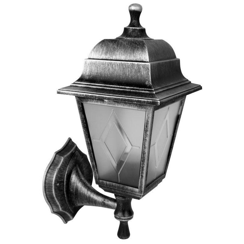 Светильник садово-парковый PP4201/02 C42 НБУ 04-60-001 У1 "Леда" 4-гран. пласт.+ черн. серебро Camelion 13831