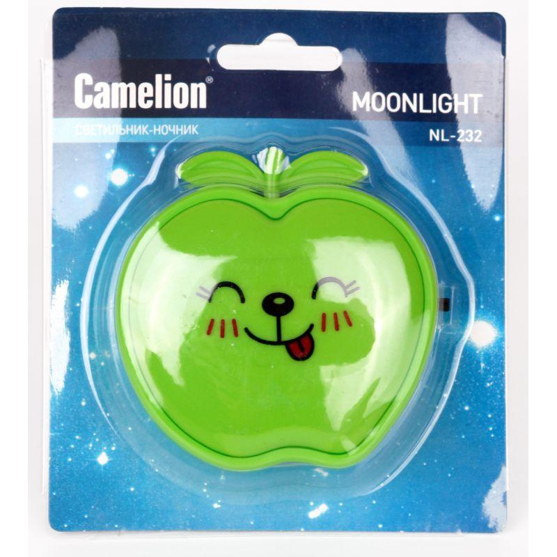 Светильник светодиодный NL-232 "Яблоко" ночник с выкл. 220В Camelion 13807
