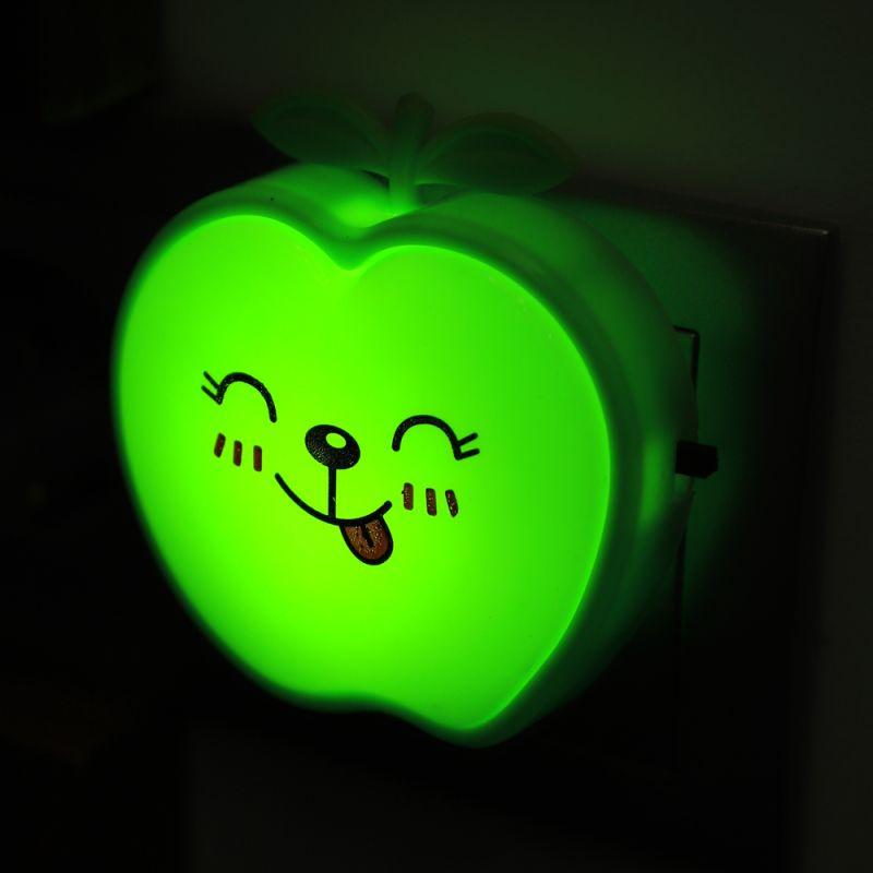 Светильник светодиодный NL-232 "Яблоко" ночник с выкл. 220В Camelion 13807