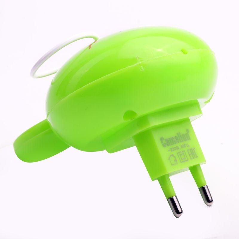 Светильник светодиодный NL-241 "Зайцы очкарики" ночник с выкл. 220В Camelion 13816