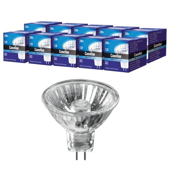 Camelion MR16 20W GU5.3 (Эл.лампа галоген.с защ.стеклом, 12V, 2000 часов)