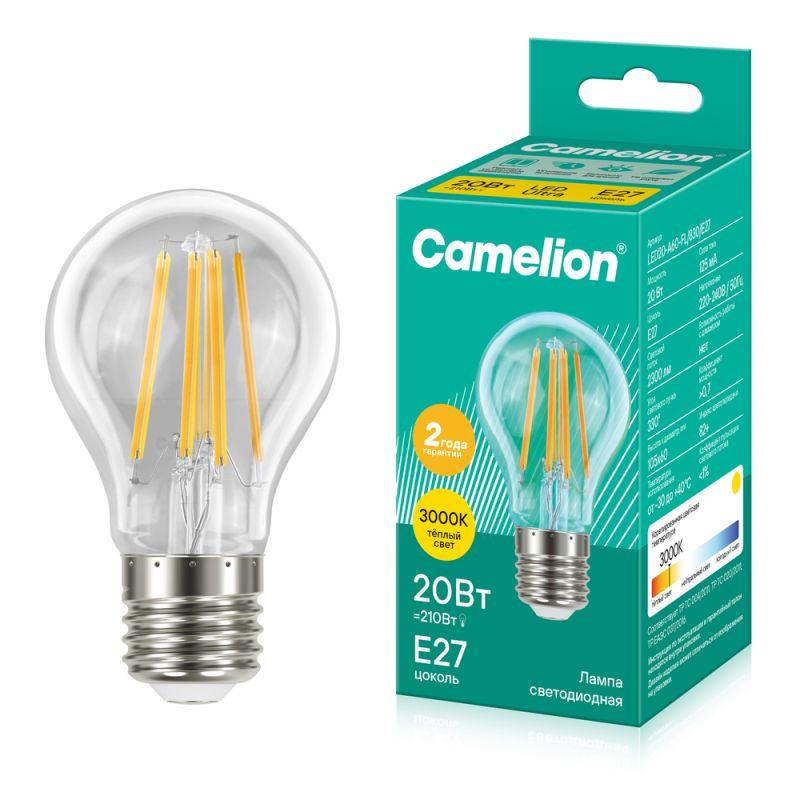 Camelion LED20-A60-FL/830/E27 (Эл.лампа светодиодная 20Вт 220В)