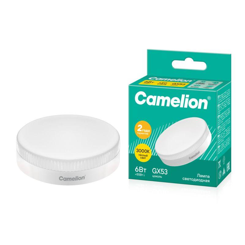 Camelion LED6-GX53/830/GX53 (Эл.лампа светодиодная 6Вт 220В)