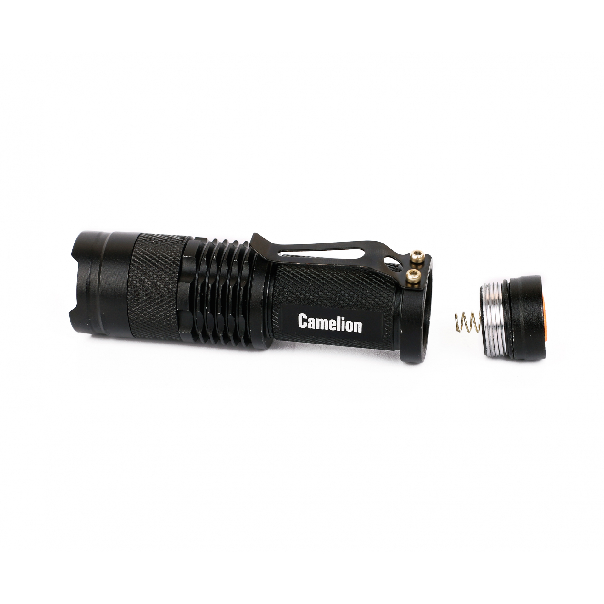 Camelion LED51531 (фонарь, черн., LED XPE+COB, ZOOM, 4 реж 1XLR6, алюм.,откр. блистер)