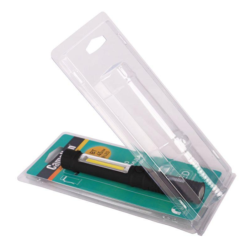Сamelion LED51521 (фонарь-ручка, COB LED+1W LED, 3XR03, пластик, магнит, клипса, блистер)