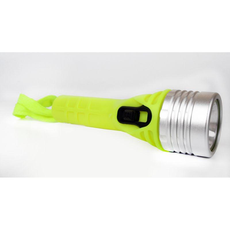 Фонарь, желтый, LED 3W SEOUL глубина 30м, дайвинг