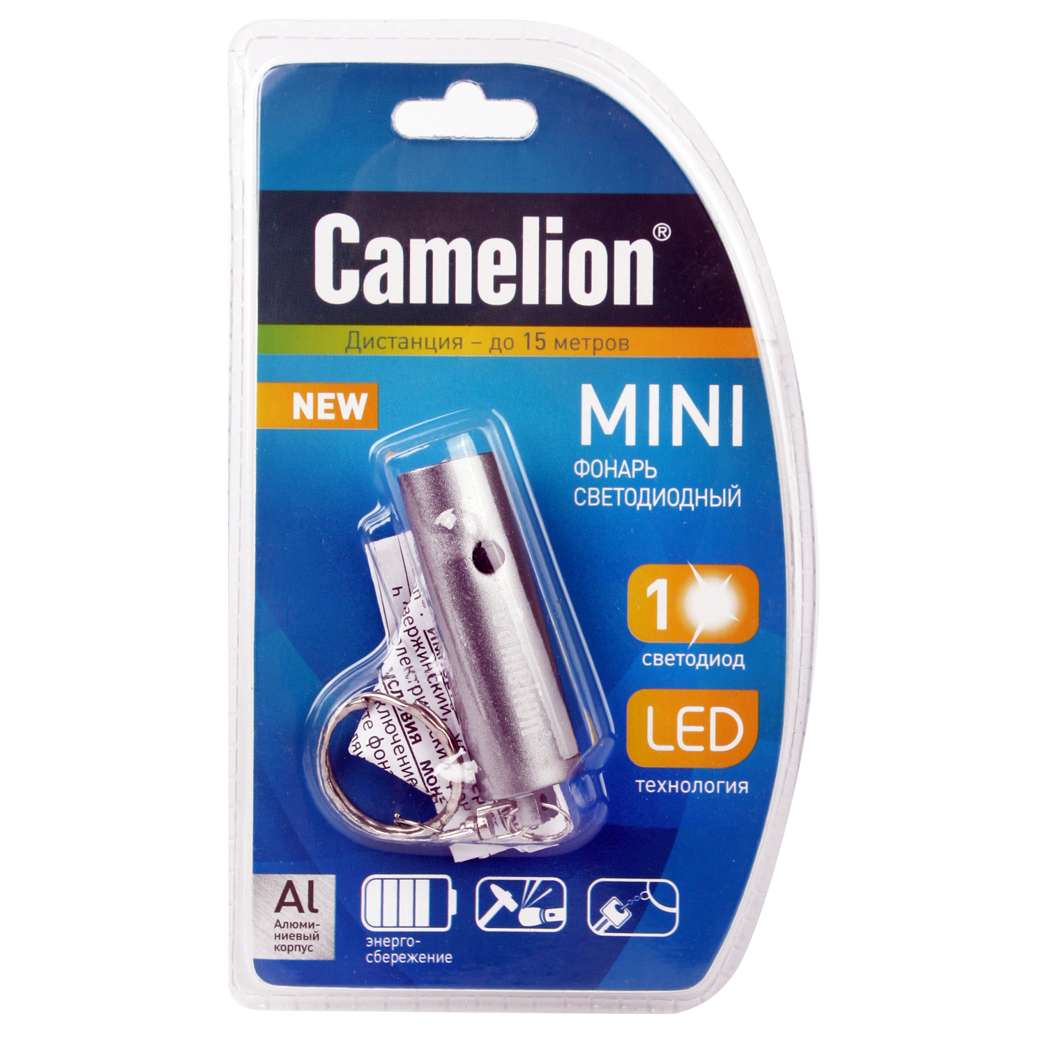 Camelion LED18-1R фонарь-брелок