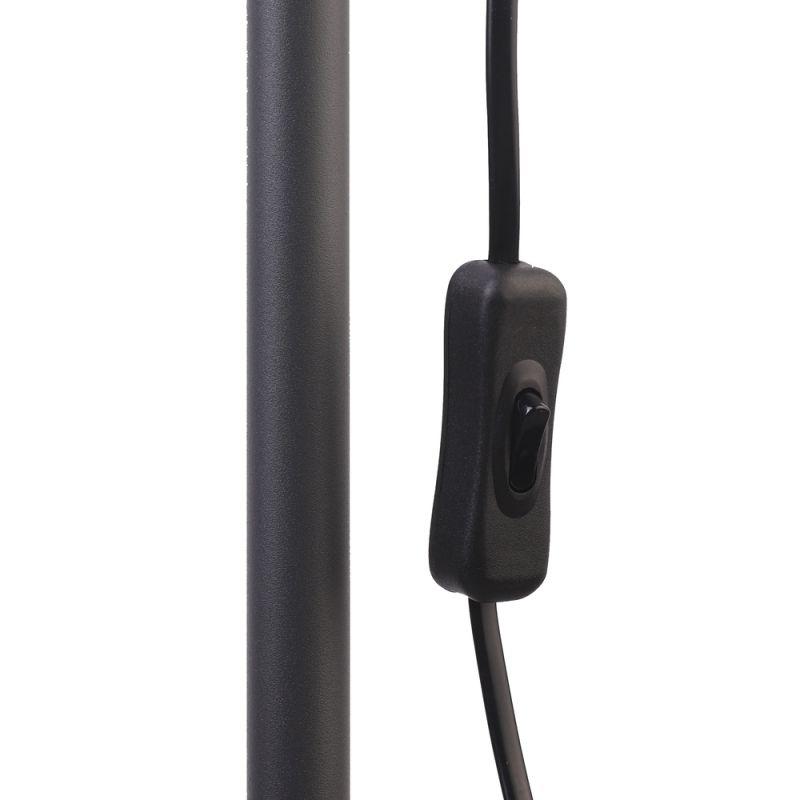 Camelion KD-431F C62 черный + медь (Светильник напольный Berlin, 1х E27, 40Вт, 230В, металл)