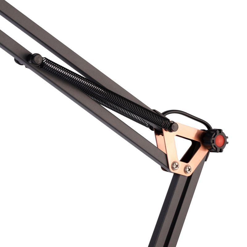 Camelion KD-431F C62 черный + медь (Светильник напольный Berlin, 1х E27, 40Вт, 230В, металл)