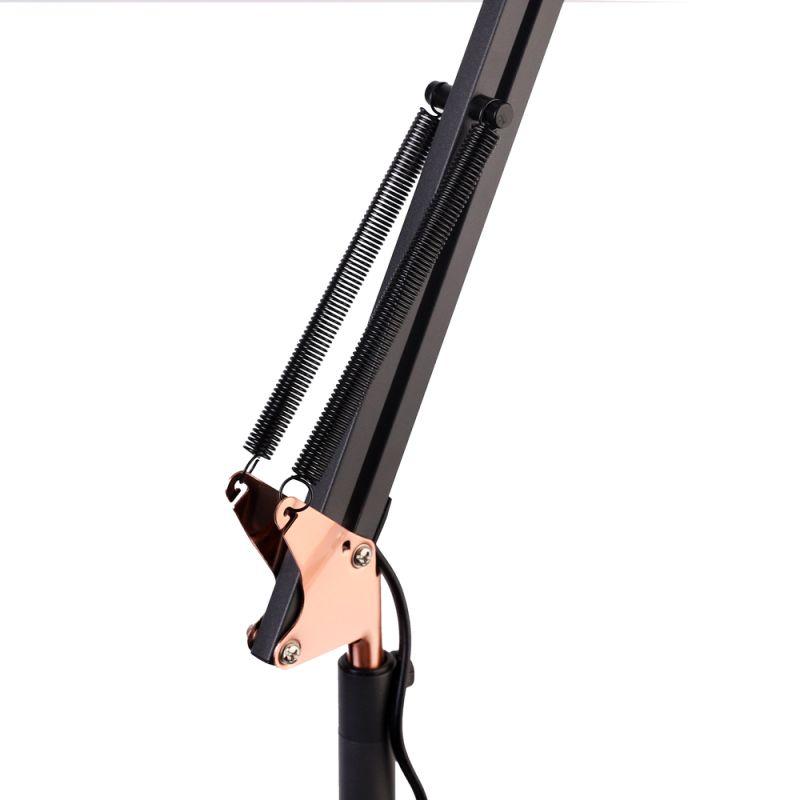 Camelion KD-431F C62 черный + медь (Светильник напольный Berlin, 1х E27, 40Вт, 230В, металл)