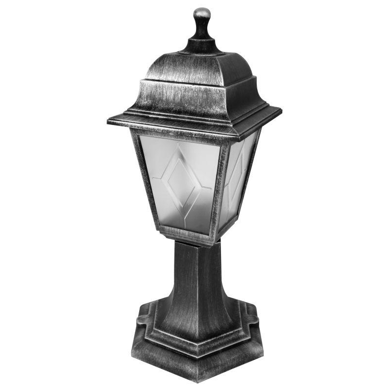 Camelion PP4204 C42 НТУ 04-60-001 У1 "Оскар" черн.+серебро (Св-к садово-парк., 4-гран., пластик+пл