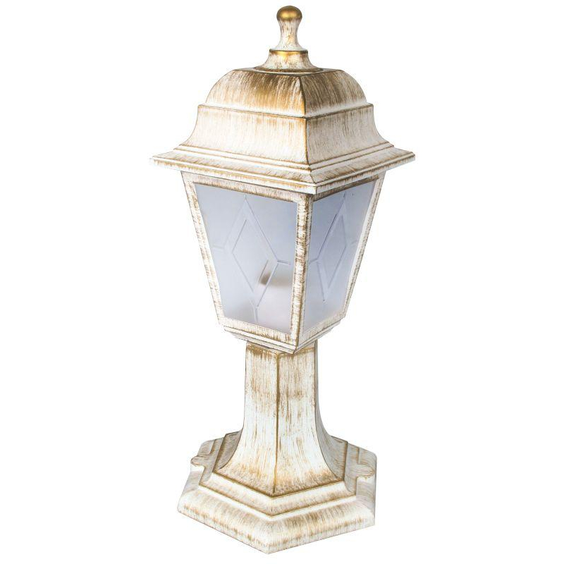 Camelion PP4204 C66 НТУ 04-60-001 У1 "Оскар" бел.+бронза (Св-к садово-парк., 4-гран., пластик+плас