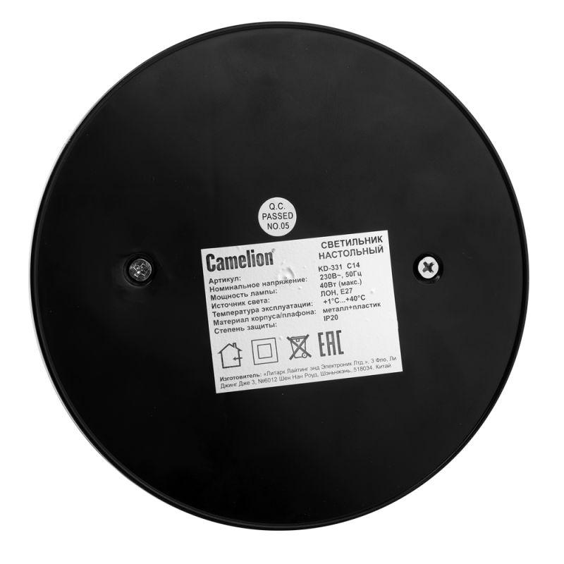 Camelion KD-331 C14 розовый (Светильник настольный, 230V, 40W, E27)