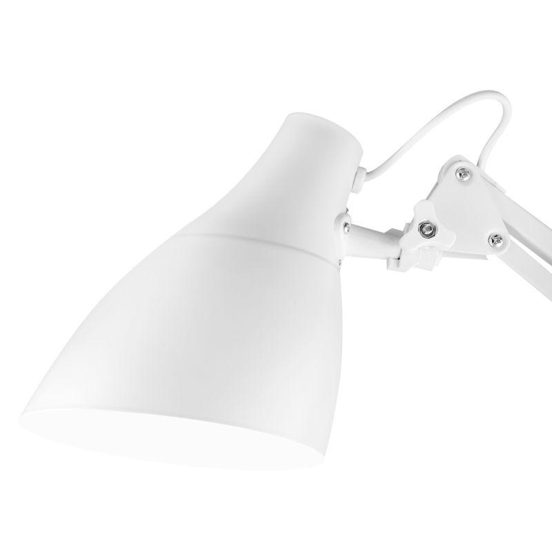 Camelion KD-335 C01 белый (Свет-к настольн.с метал. струбциной, 230V, 40W, E27) АКЦИЯ!!!