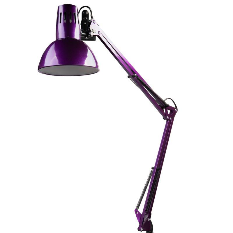 Camelion KD-312 C12 фиолетовый (Светильник настольный,230V 40Вт, E27)