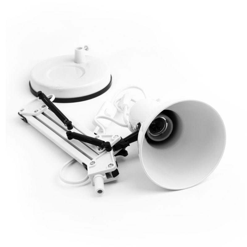 Camelion KD-313 C01 белый (Светильник настольный,230V 40Вт, E27)