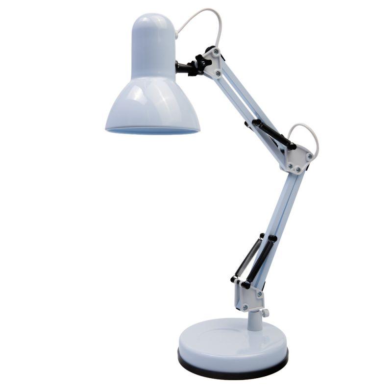 Camelion KD-313 C01 белый (Светильник настольный,230V 40Вт, E27)