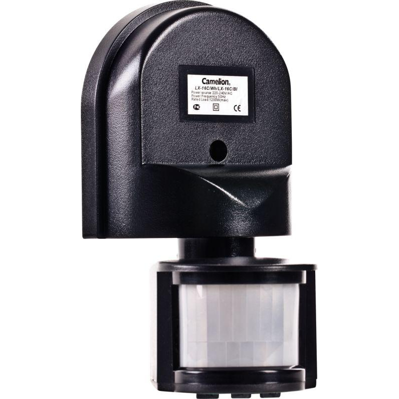 Camelion LX-16C/Bl, Черный (Электронный сенсор включения освещения, настенный, 180*)