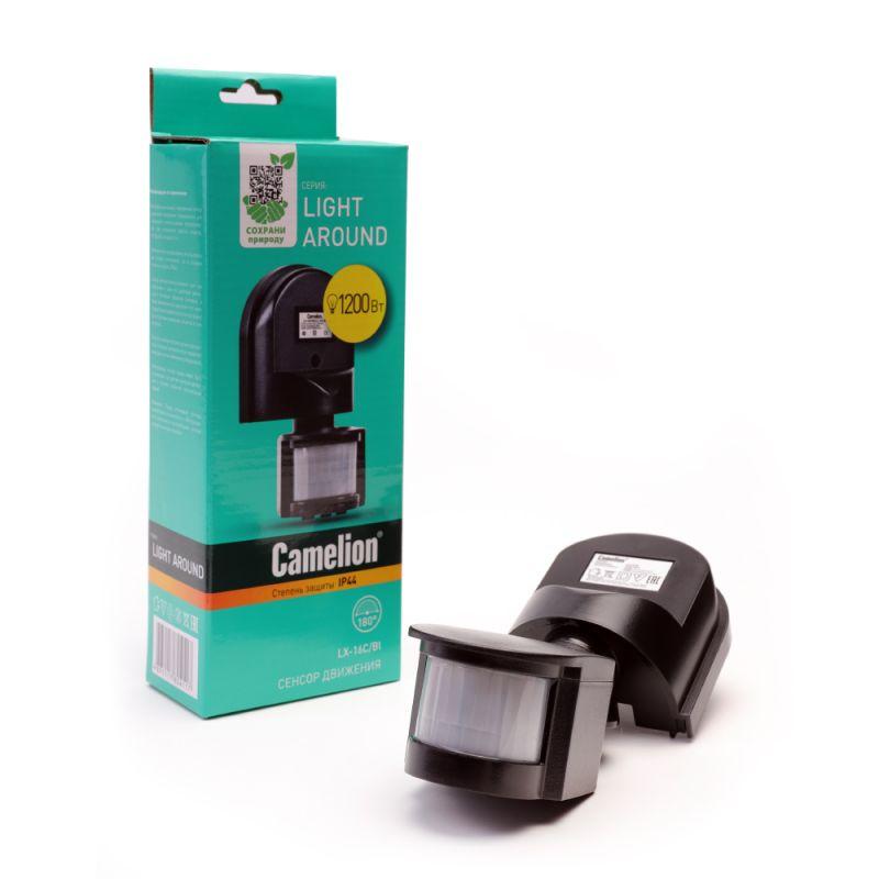 Camelion LX-16C/Bl, Черный (Электронный сенсор включения освещения, настенный, 180*)