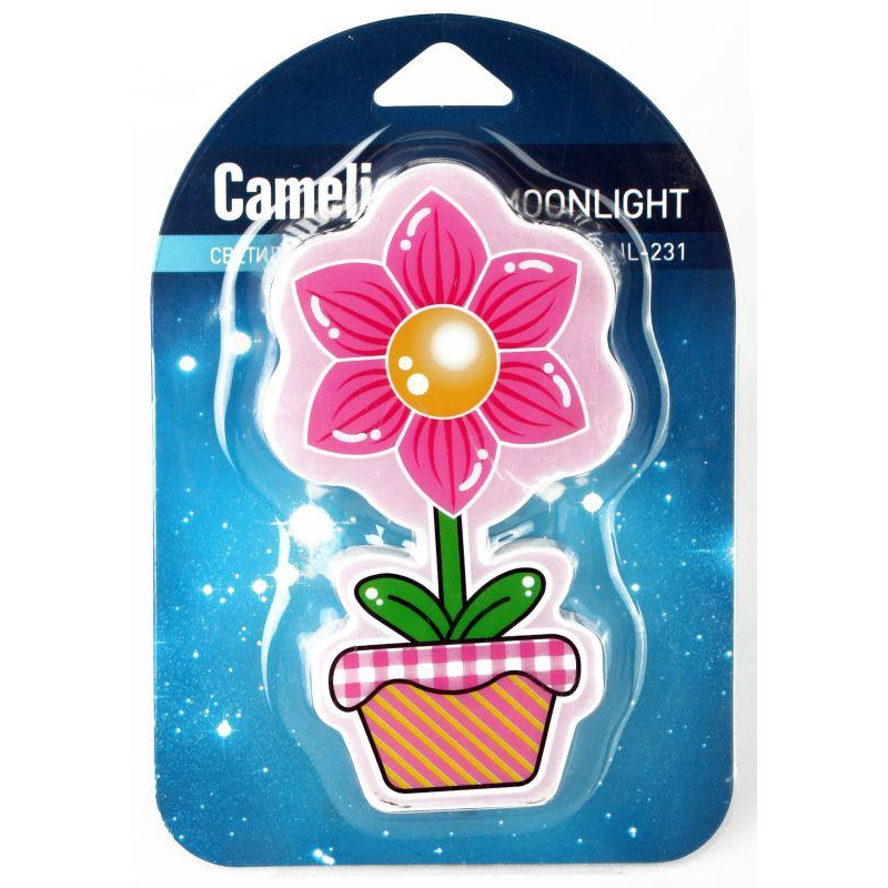 Camelion NL-231 "Цветок" (Led ночник с выкл, 220V)