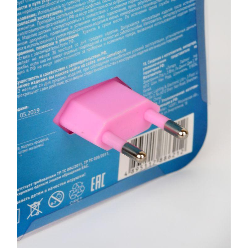 Camelion NL-233 "Заяц" (Led ночник с выкл, 220V)