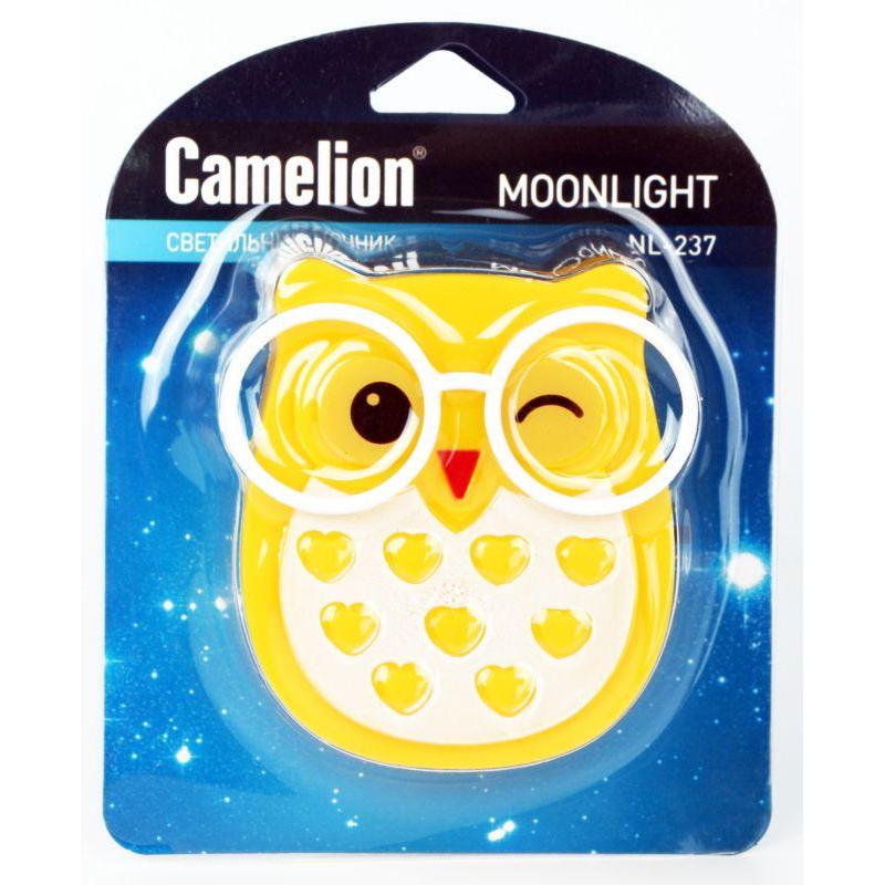 Camelion NL-237 "Сова" (Led ночник с выкл, 220V)