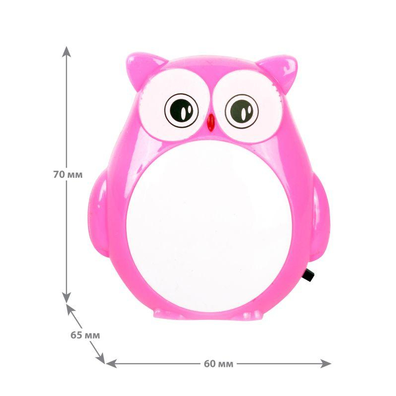 Camelion NL-243 "Сова" (LED ночник с выкл, 220В)