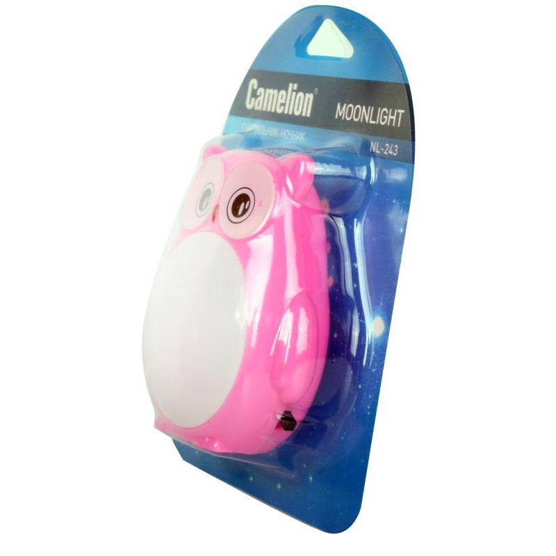 Camelion NL-243 "Сова" (LED ночник с выкл, 220В)