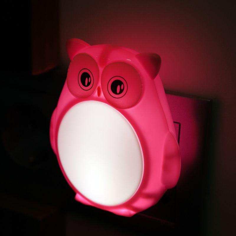 Camelion NL-243 "Сова" (LED ночник с выкл, 220В)