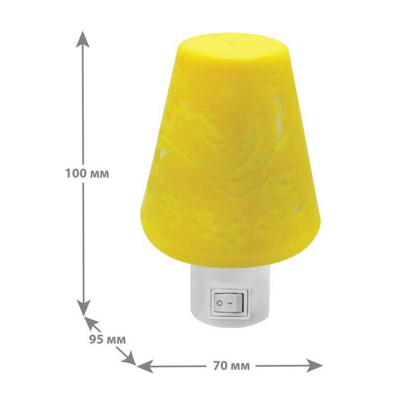 Camelion NL-192 "Светильник желтый" (LED ночник с выкл, 220V)