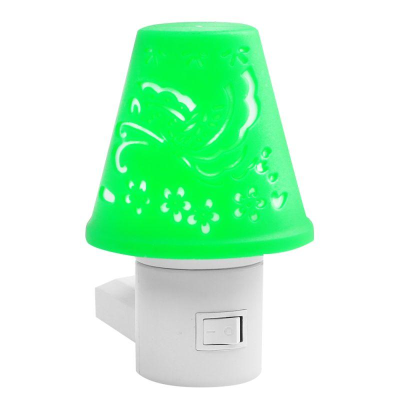 Camelion NL-194 "Светильник зеленый" (LED ночник с выкл, 220V)