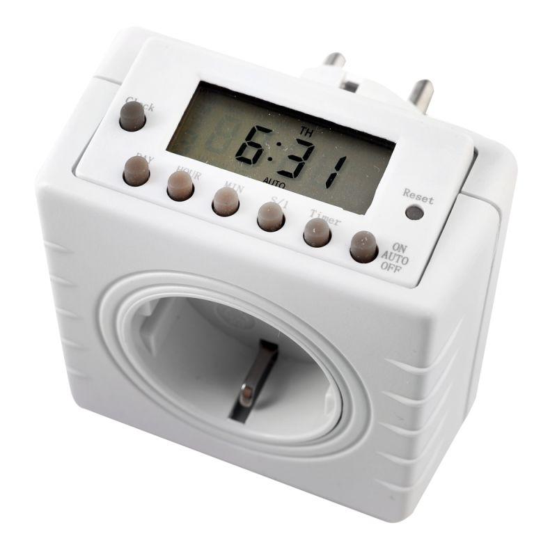 Camelion BND-50/SG3 (Таймер цифровой розеточный, 7-дневная программа, 230/3500Вт)