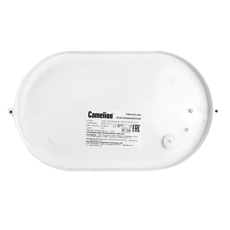 Camelion 1202S C01 NEW до 130 оС (Светильник овал НБП 04-100-001 УХЛ1, "Открытый" 230В 100Вт)