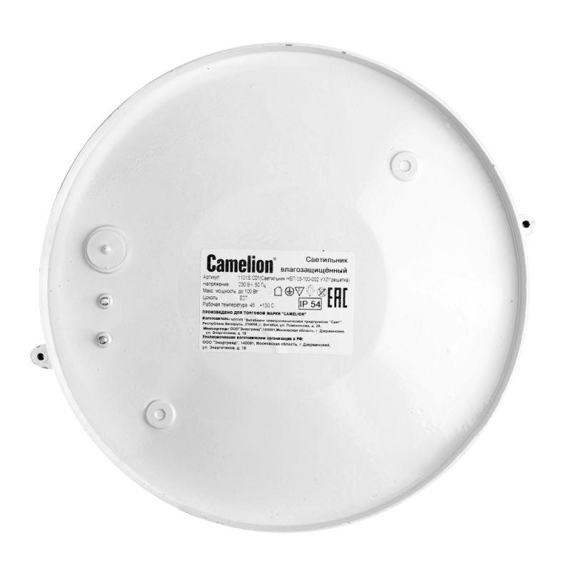 Camelion 1101S C01 NEW до 130 оС (Светильник круг НБП 03-100-002 УХЛ1, "Решетка" 230В 100Вт)