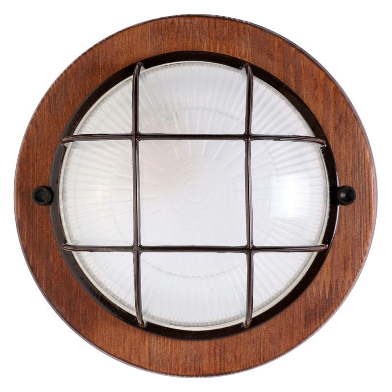 Camelion 1301D Цвет ОРЕХ до 120 оС (Светильник круг НБО 03-60-022 УХЛ3, "Решетка" 230В 60Вт)