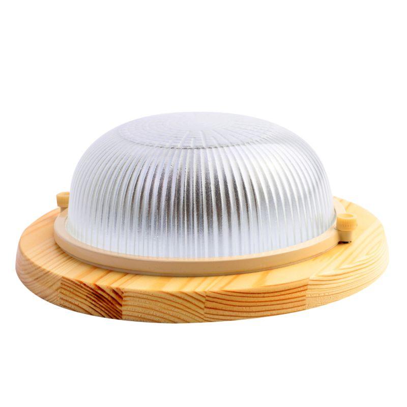 Camelion 1302D Цвет КЛЁН до 120 оС (Светильник круг НБО 03-60-011 УХЛ3, "Открытый" 230В 60Вт)