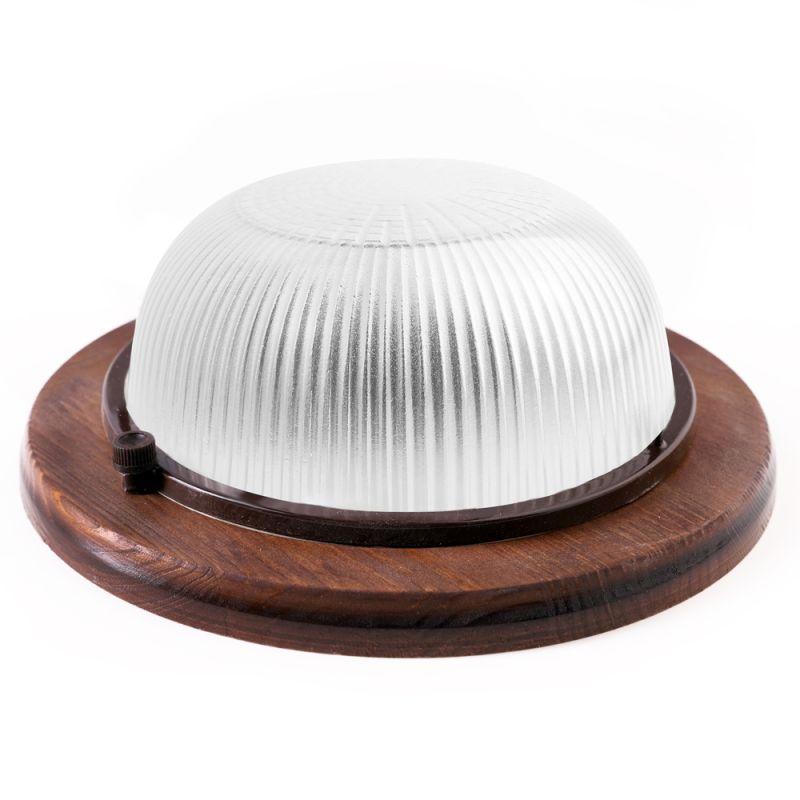 Camelion 1302D Цвет ОРЕХ до 120 оС (Светильник круг НБО 03-60-021 УХЛ3, "Открытый" 230В 60Вт)