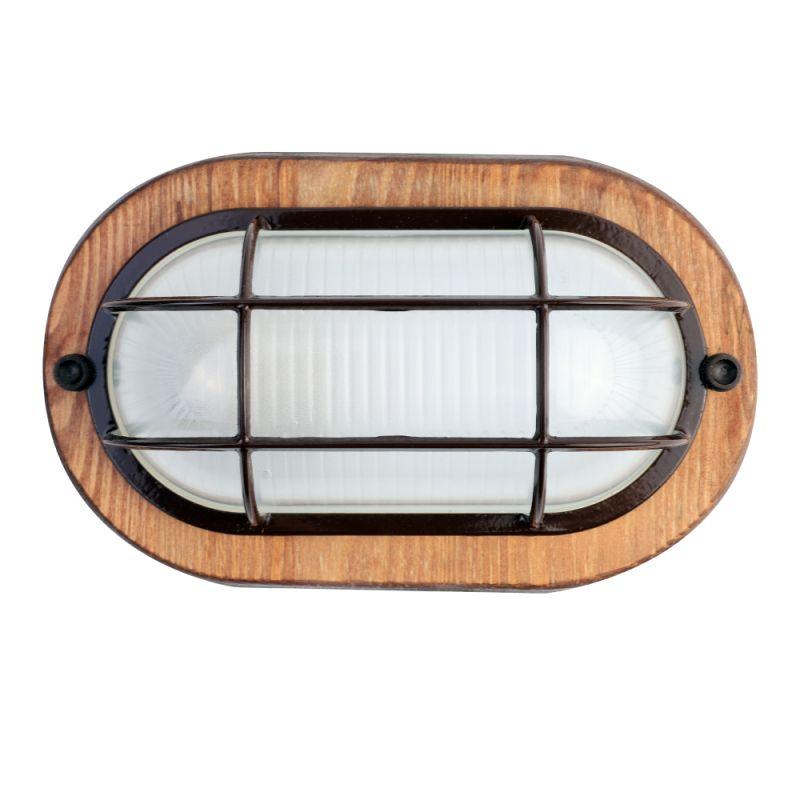 Camelion 1401D Цвет ОРЕХ до 120 оС (Светильник овал НБО 04-60-022 УХЛ3, "Решетка" 230В 60Вт)