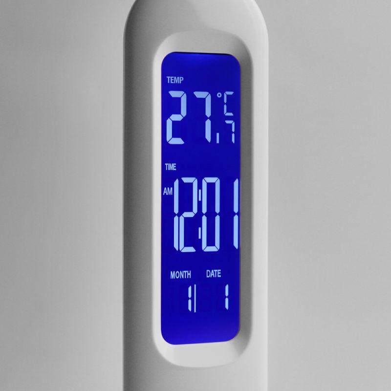 Camelion KD-823 C01 бел.LED (Свет-к наст.,8 Вт,230В, 500лм,сенс, термометр, рег.ярк и цвет.темп.)