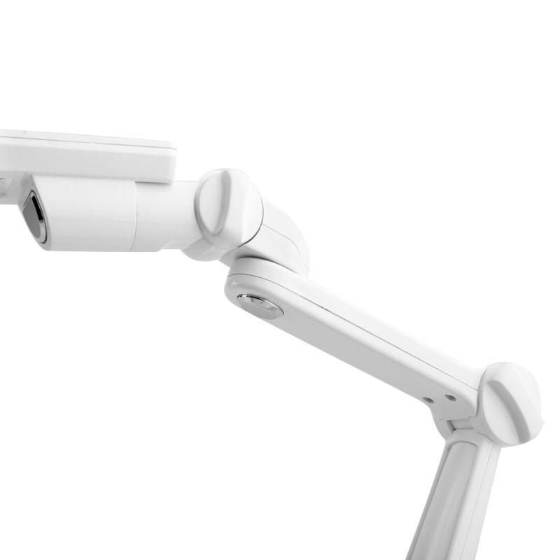 Camelion KD-831 C01 бел LED (Свет-к наст.10 Вт,230В, осн+струбц.,600 лм,сенс.рег.ярк и цвет.тем)