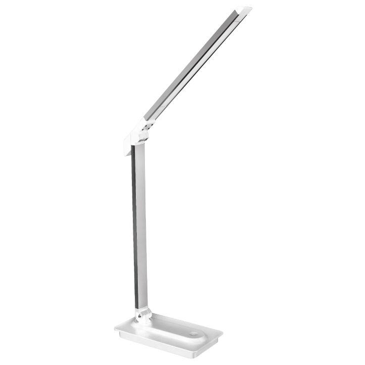 Camelion KD-846 C01 белый LED (Свет-ник наст, 8Вт,сенс.регулир. яркости, 3 цвет темп)