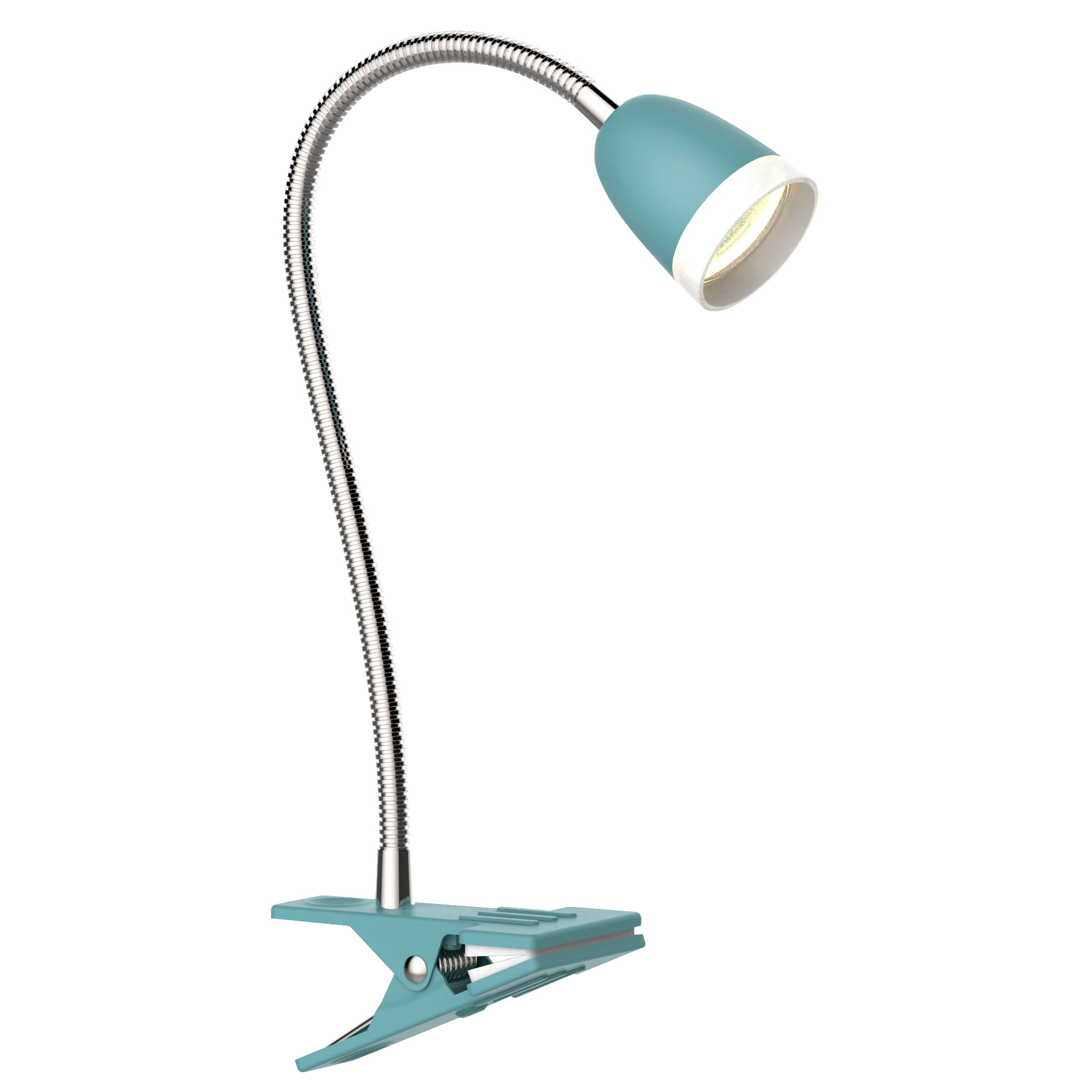 Camelion KD-847 C06 голубой LED (Свет-ник наст на прищепке, 3.5 Вт,230В, 220 лм, 6000К)