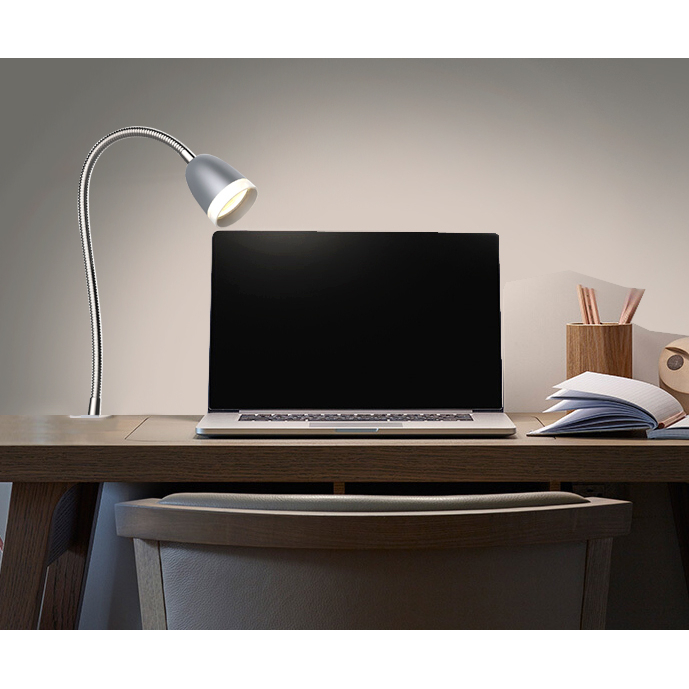 Camelion KD-847 C06 голубой LED (Свет-ник наст на прищепке, 3.5 Вт,230В, 220 лм, 6000К)