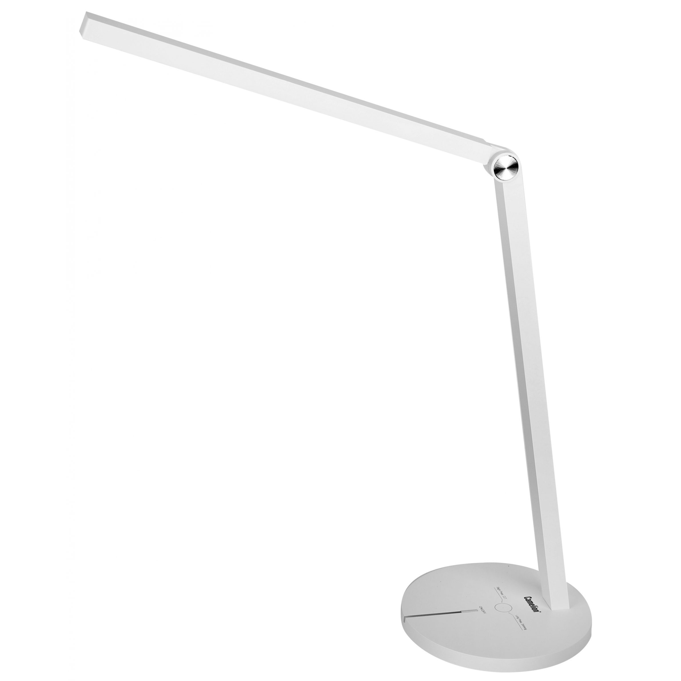 Camelion KD-833  C01 белый LED(Свет-к наст.8 Вт,230В,450 лм,сенс.рег.ярк и цвет.темп)