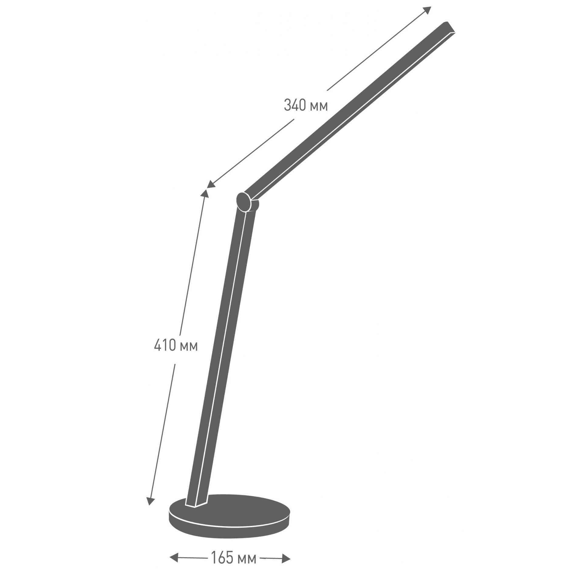 Camelion KD-833  C01 белый LED(Свет-к наст.8 Вт,230В,450 лм,сенс.рег.ярк и цвет.темп)
