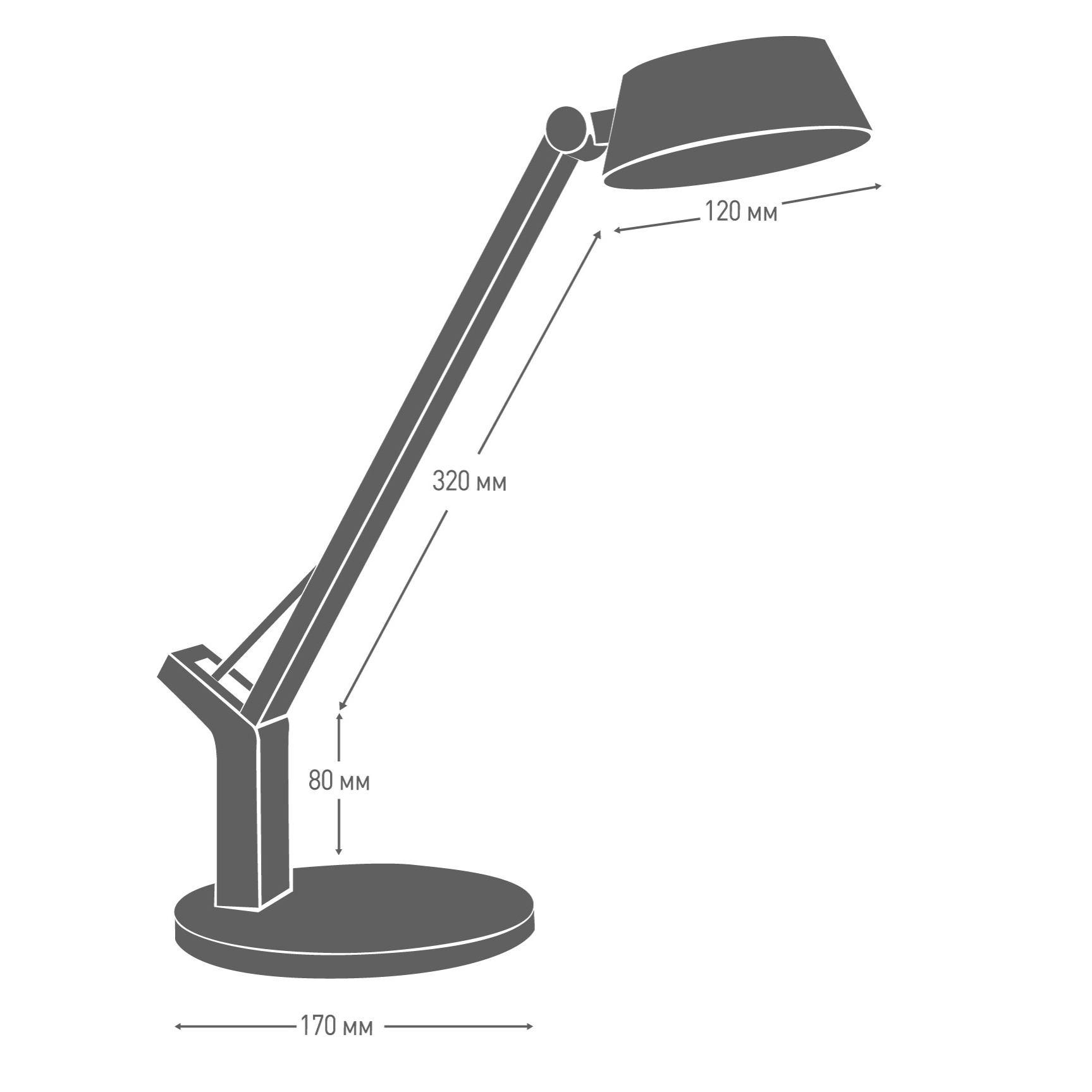 Camelion KD-835  C28 бронза LED(Свет-к наст.8Вт,230В,480лм,сенс.рег.ярк и цвет.темп,USB-5В,1А )