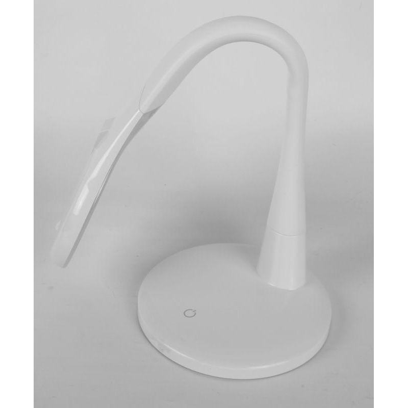 Camelion KD-790 C01 белый LED(Свет-к настол,7 Вт,230 В,лупа 3х/5х, сенс.вкл, 4 ур.ярк,4000К)