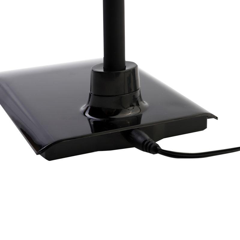 Camelion KD-792 C02 чёрный LED(Свет-к настольн.,6 Вт,230В, сенсорн.вкл-е, 4 ур. ярк,4000К)